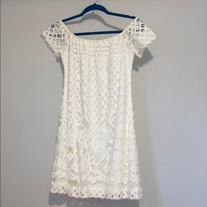 Women's Off the Shoulder Lace Dress